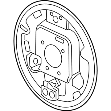 Saturn Brake Backing Plate - 15839048