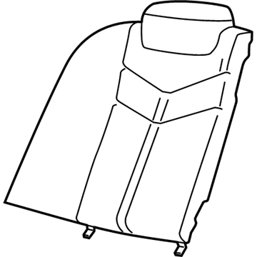 GM 92265585 Seat Back Pad