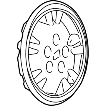 2001 Buick Regal Wheel Cover - 9593555