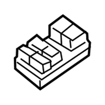 GM 13408998 Window Switch, Driver Side