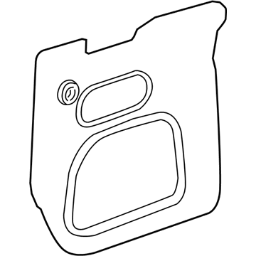 GM 13453874 Water Deflector, Front Passenger Side
