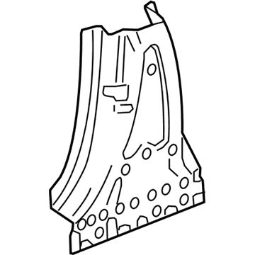Cadillac 22892320 Lock Pillar Reinforcement