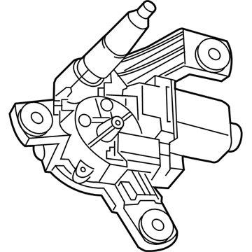 GM 39156859 Wiper Motor, Rear