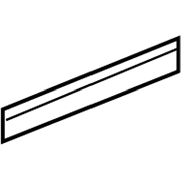 GM 22739659 Upper Rail, Rear