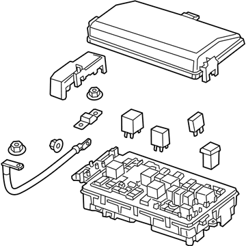 Buick LaCrosse Fuse Box - 90767240