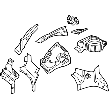 GM 23474921 Apron Assembly, Front Driver Side