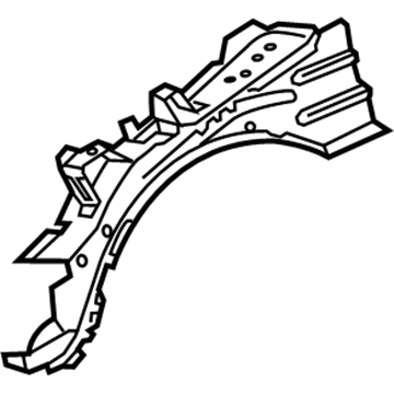 GM 84425602 Upper Rail, Front Driver Side