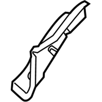 GM 13237573 Rail Reinforcement, Passenger Side