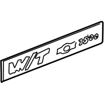 GMC 15995153 Tail Gate Logo