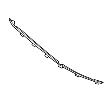 GM 23478391 Molding Strip, Front Upper Passenger Side