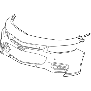 Chevy Malibu Bumper - 84042378