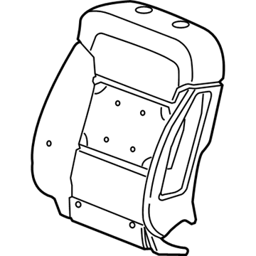 GMC 84381556 Seat Back Pad