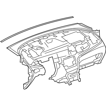 Buick Dash Panel Vent Portion Covers - 95131007