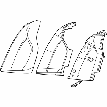 GM 84671348 Bolster, Rear