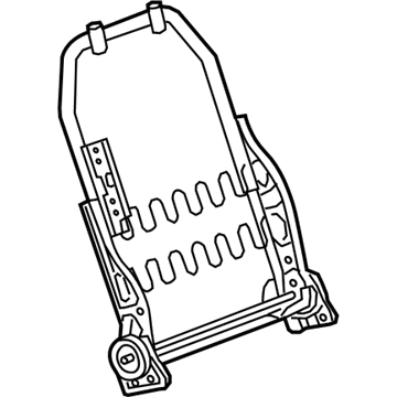GM 42575875 Seat Back Frame, Front