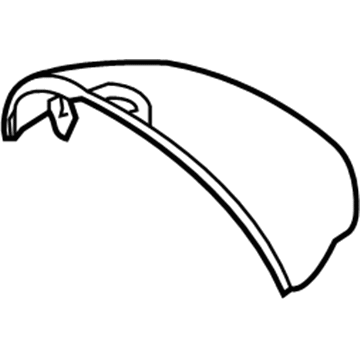 Chevy 96443387 Meter Hood