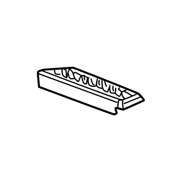 GM 84863251 Outer Molding, Black, Driver Side