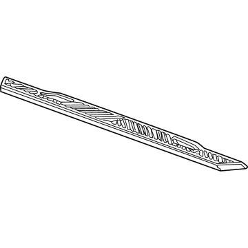GM 84861676 Center Molding, Black