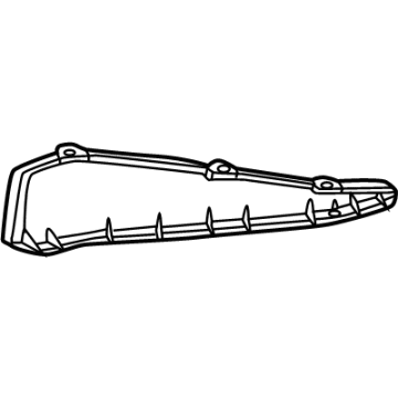 GM 23362189 Lower Bracket, Rear Driver Side