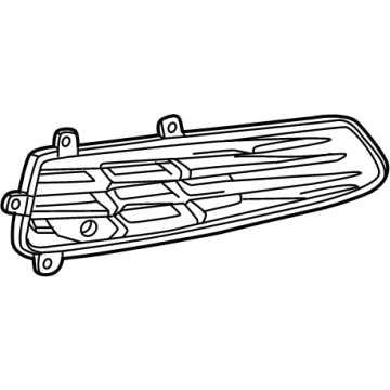 Chevy 86793820 Upper Grille