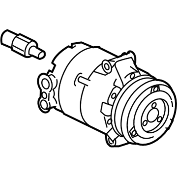 Cadillac XLR A/C Compressor - 19418173