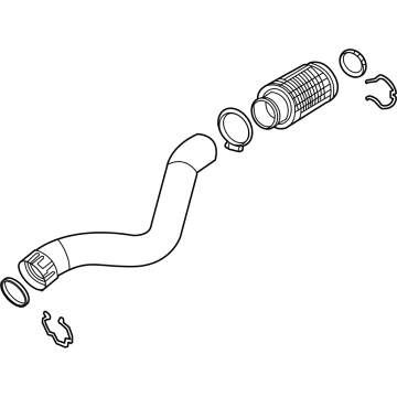 Cadillac 84009656 Air Inlet Tube