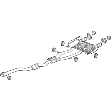 Cadillac Muffler - 84301236