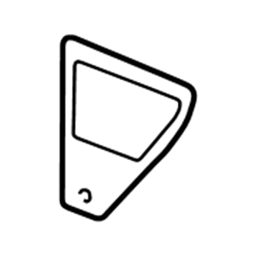 GM 15207922 Side Trim, Passenger Side