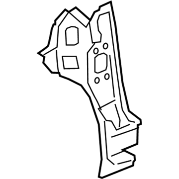 GM 39076856 Inner Hinge Pillar, Front Driver Side