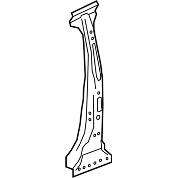 GM 23242302 Center Pillar Reinforcement, Driver Side