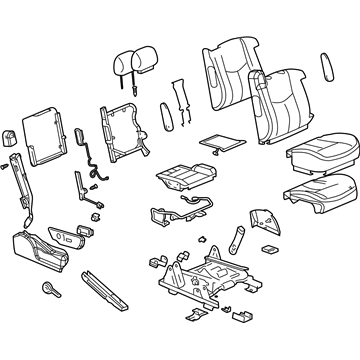 Chevy 89045678 Seat Assembly