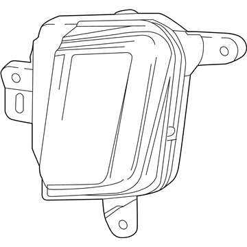 GM 23422145 Fog Lamp, Front Driver Side