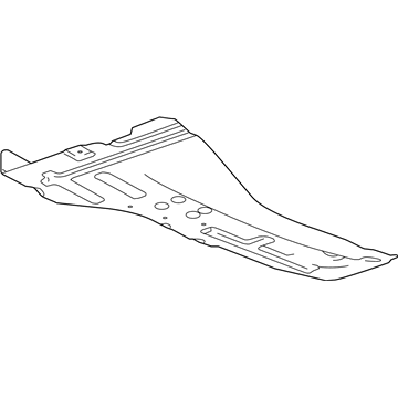 Chevy Cruze Limited Fender Splash Shield - 95323227