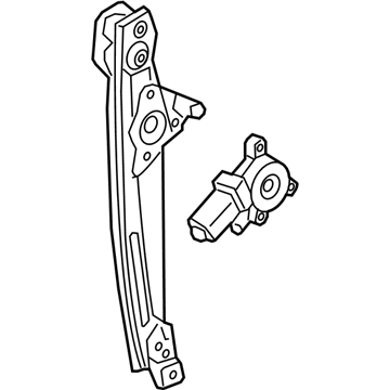 Cadillac XT5 Window Regulator - 84631512