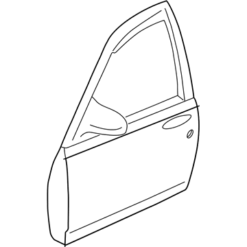 GM 19178063 Door Shell, Front Driver Side