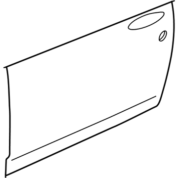 GM 25813150 Outer Panel, Front Passenger Side