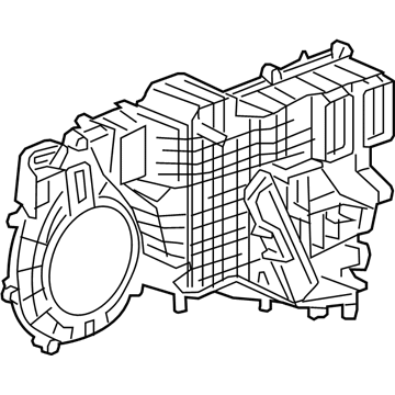 GM 84406076 A/C & Heater Case