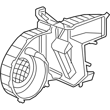GM 84144097 A/C & Heater Case