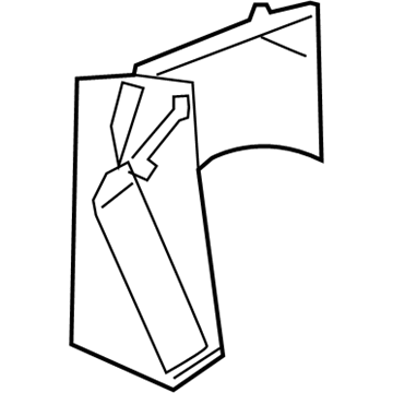 GM 84055928 A/C & Heater Case