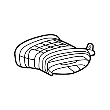 GM 42826815 Air Vent Grille, Driver Side