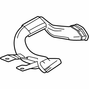 GM 42762208 Defroster Duct, Driver Side