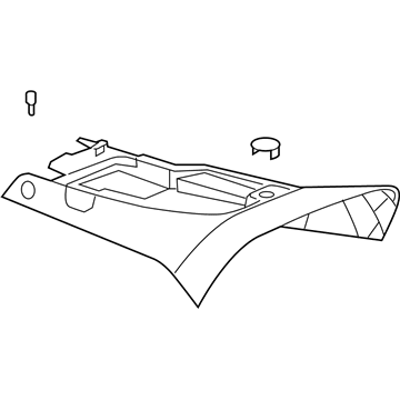 2007 Chevy Corvette Center Console Base - 19179701