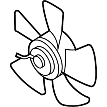 Chevy Aveo5 A/C Condenser Fan - 93740673