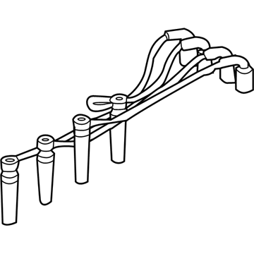 2010 Chevy Aveo5 Spark Plug Wires - 96497773