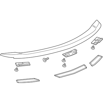 GM 20997874 Spoiler, Rear