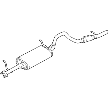 Chevy 91175657 Muffler & Pipe