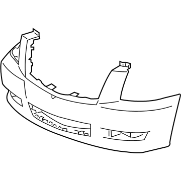 Cadillac 25975452 Bumper Cover