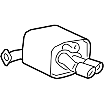 Pontiac G8 Muffler - 92207802
