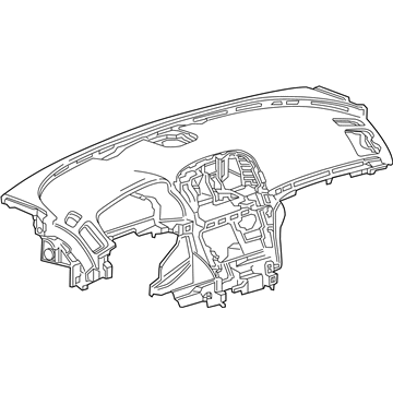 GM 22890633 Instrument Panel, Black