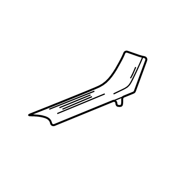 GM 23221214 Rear Sill Plate, Passenger Side